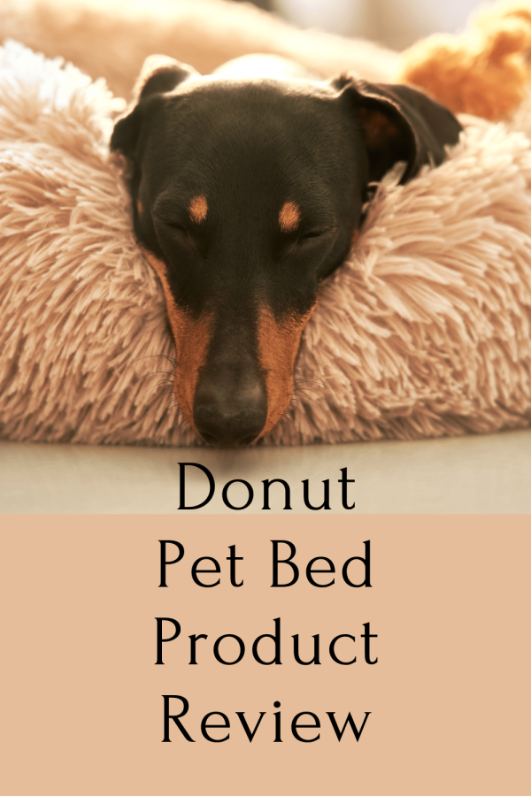 Donut Plush Dog Bed